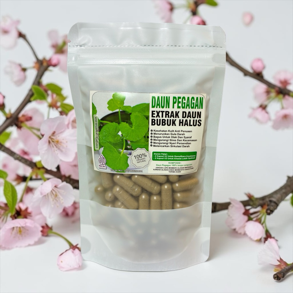 PEGAGAN kapsul herbal ekstrak daun