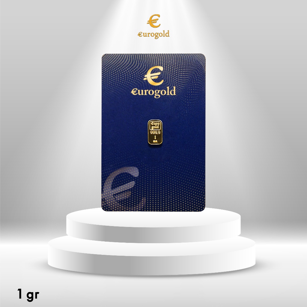 Eurogold Logam Mulia Emas 1 Gram - Emas Murni 999.9