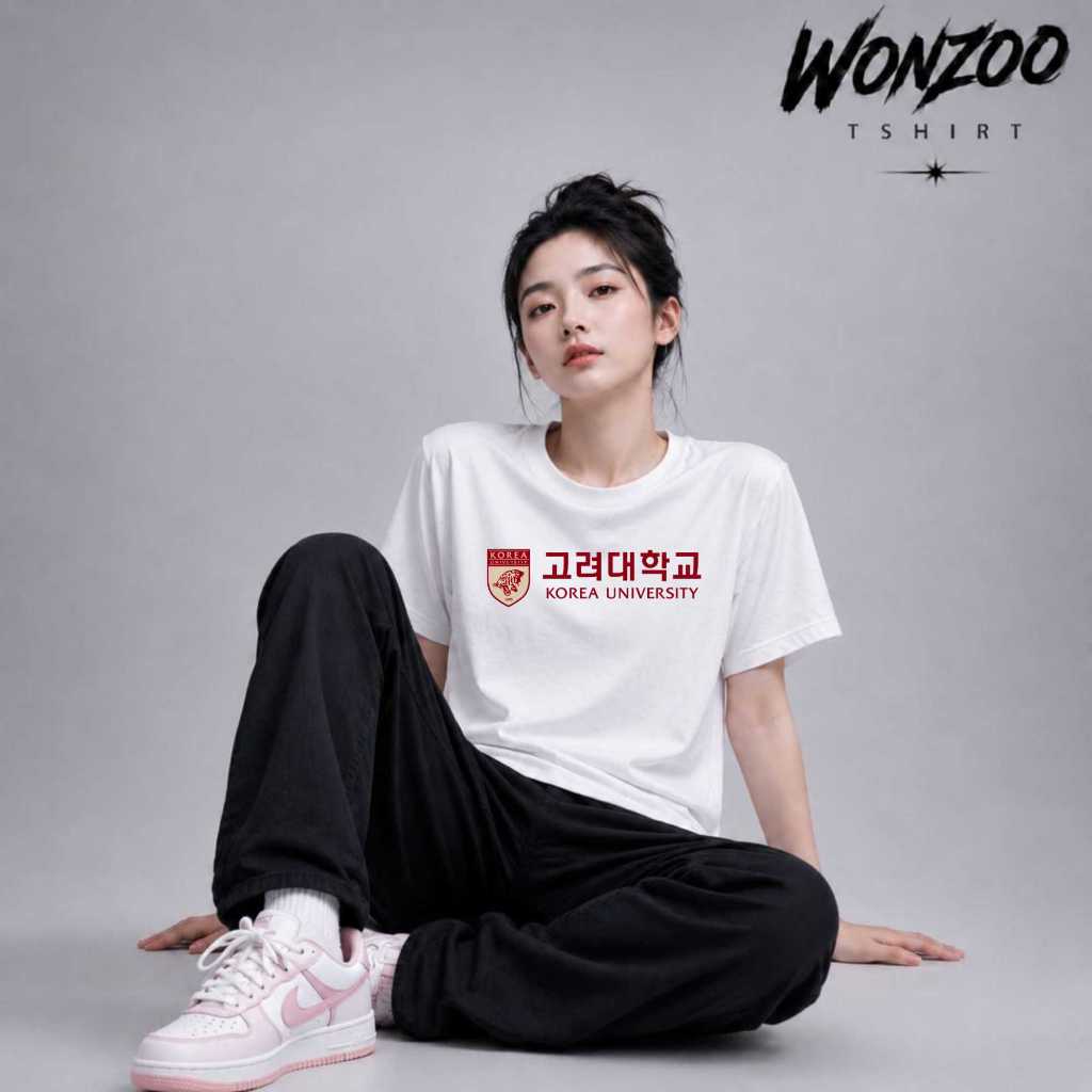 KAOS TSHIRT KOREA UNIVERSITY-PREMIUM QUALITY