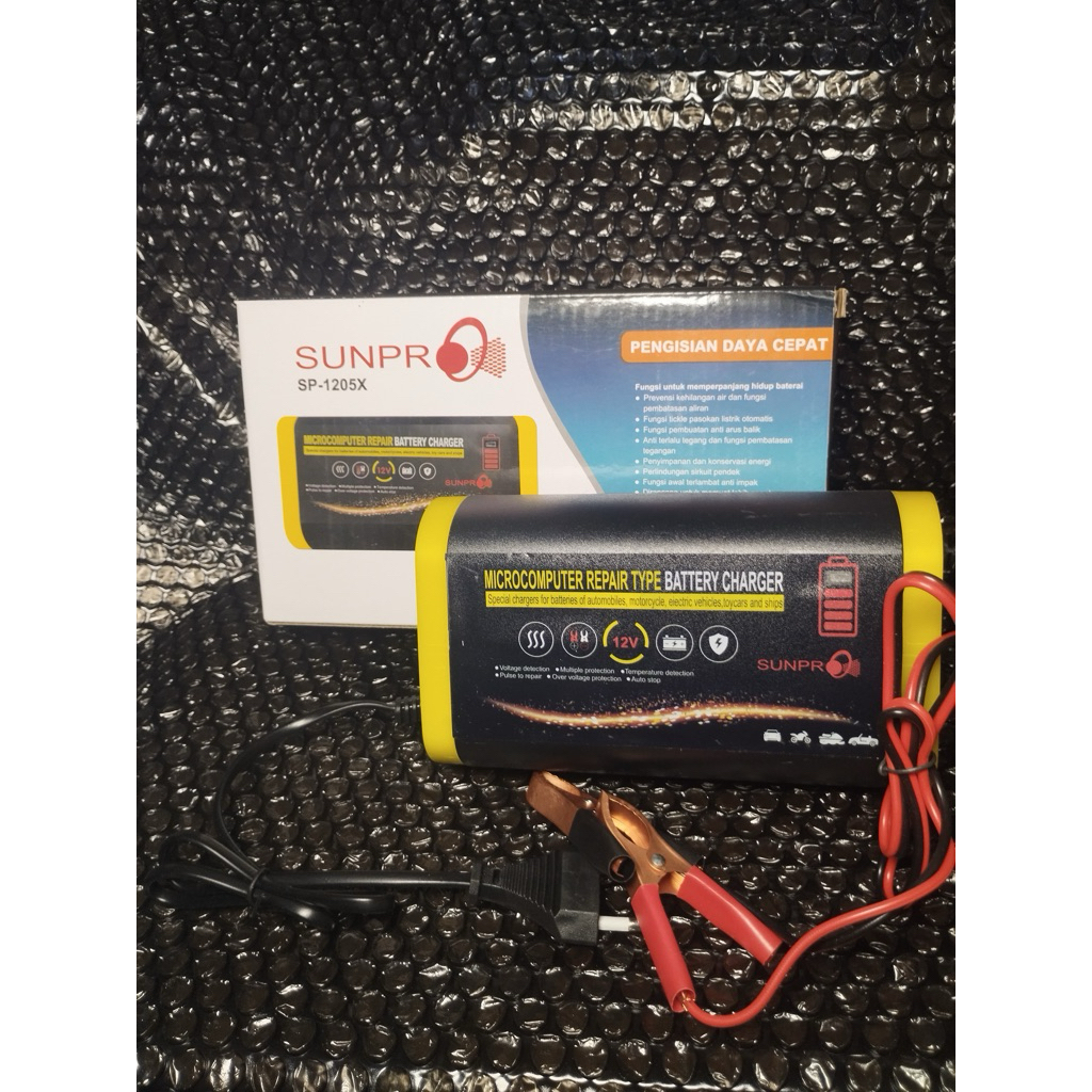 Sunpro 1205X Charger Aki