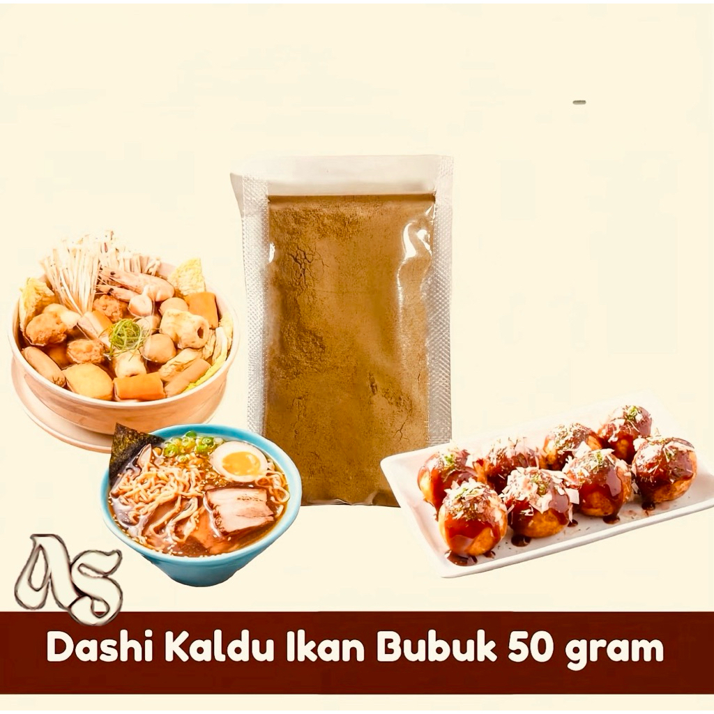 Dashi Halal Kaldu Ikan Bubuk 50gr Halal
