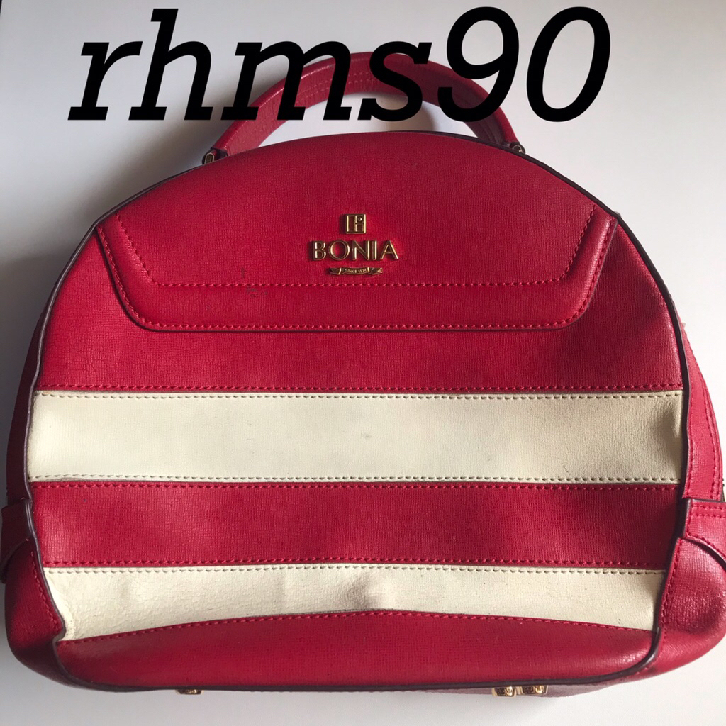 BONIA SONIA SHOULDER BAG RED-WHITE BAG - TAS PEREMPUAN BONIA SONIA WARNA MERAH PUTIH