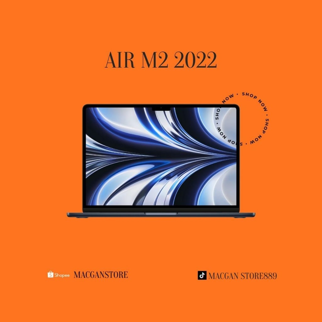 macbook air M2 RAM 8GB-16GB SSD256GB-512GB 13"
