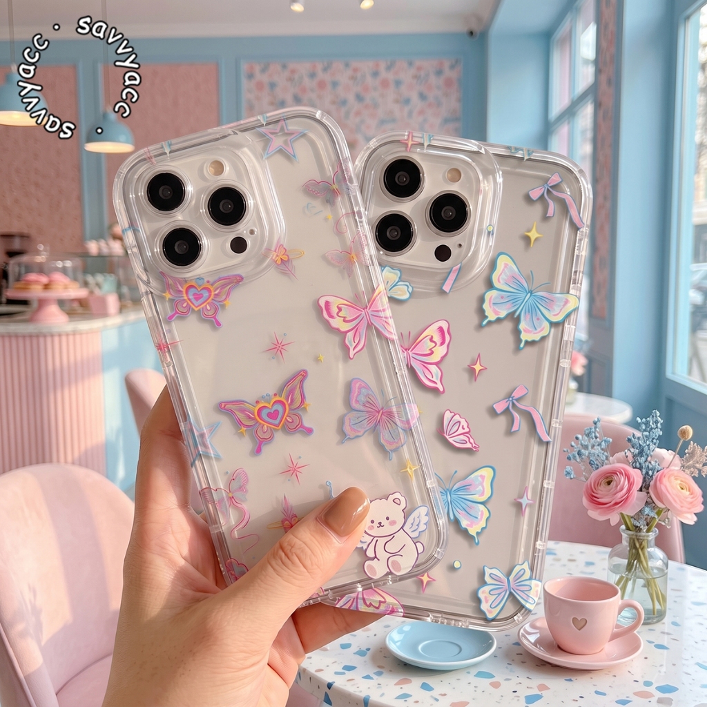 CLEAR AIR BAG CASE COLORFUL COMPATIBLE FOR REALME 5 5i 10 C3 C11 C12 C15 C17 C20 C21Y C25Y C30 C31 C