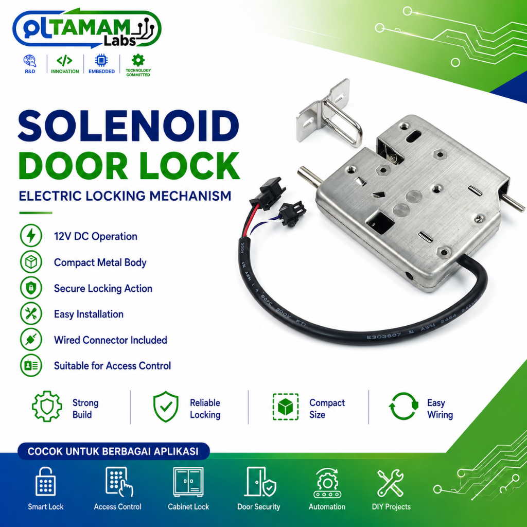 KERONG Solenoid Door Lock / Electric Door Lock 12V DC