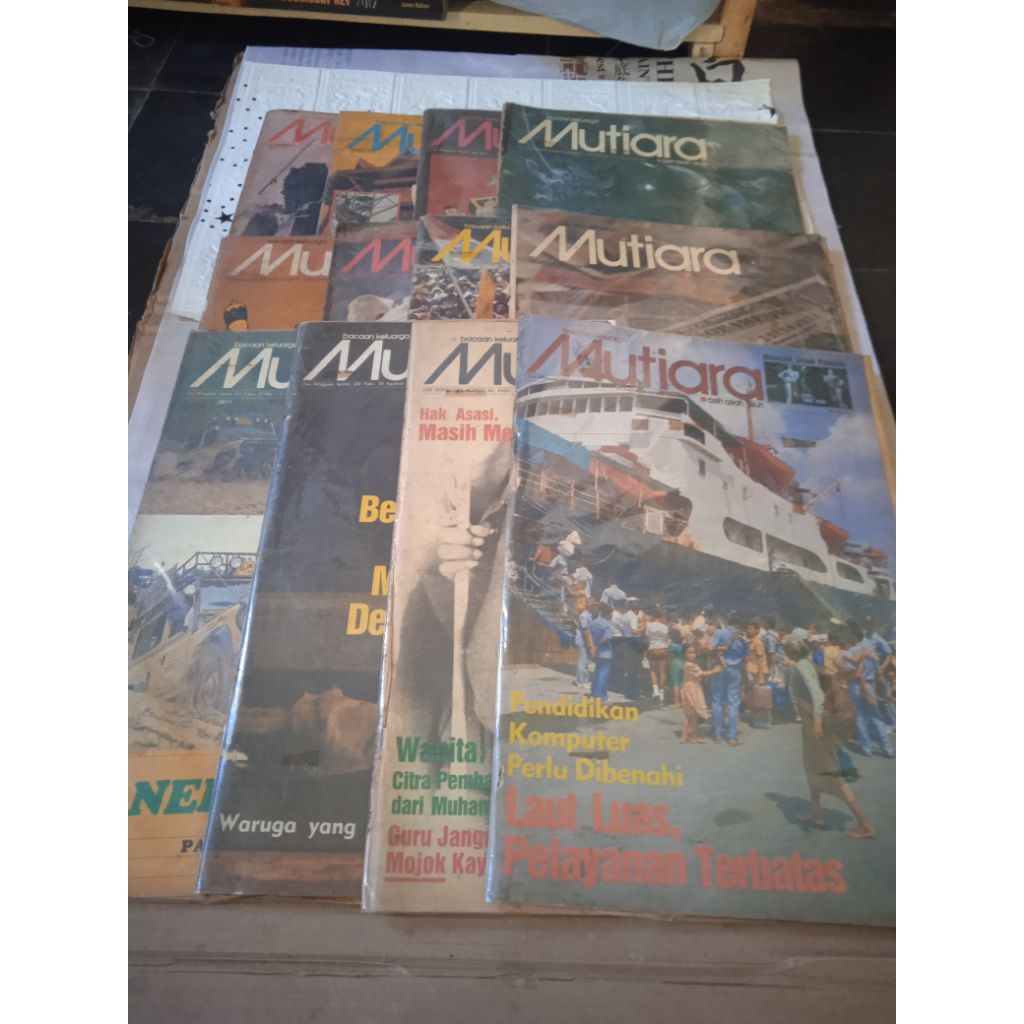 ORIGINAL TABLOID MUTIARA TABLOID JADUL LAWAS LANGKA TAHUN 1984-1986