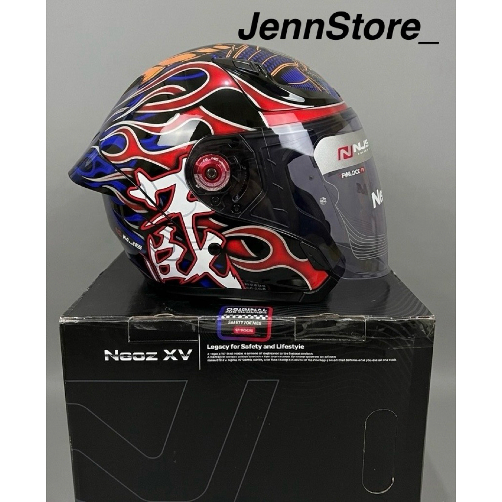 HELM HALF FACE NJS NEOZ XV MOTIF MUSASHI