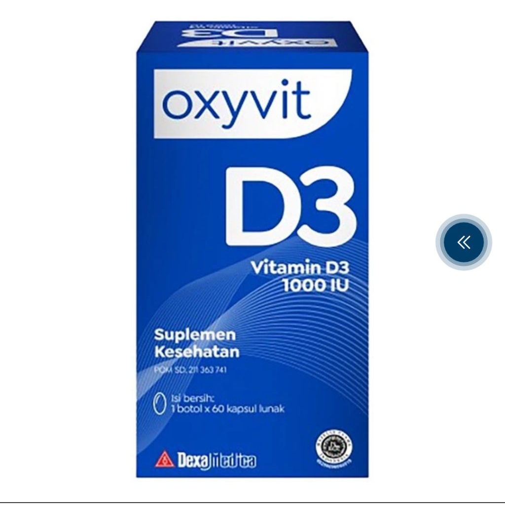 60 Kapsul Oxyvit D3 1000 IU
