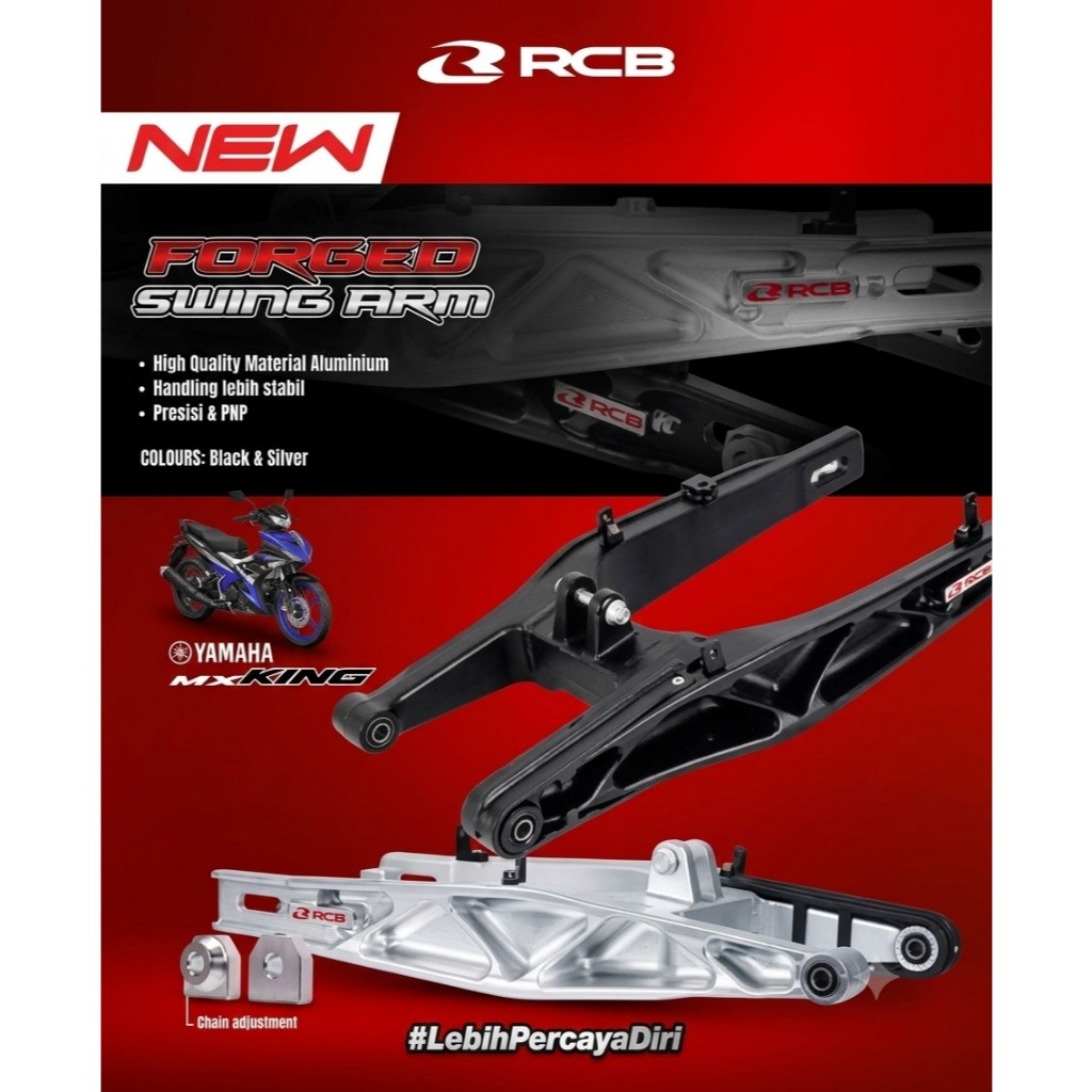 SWING ARM FORGED JUPITER MX KING RCB RACING BOY ORIGINAL