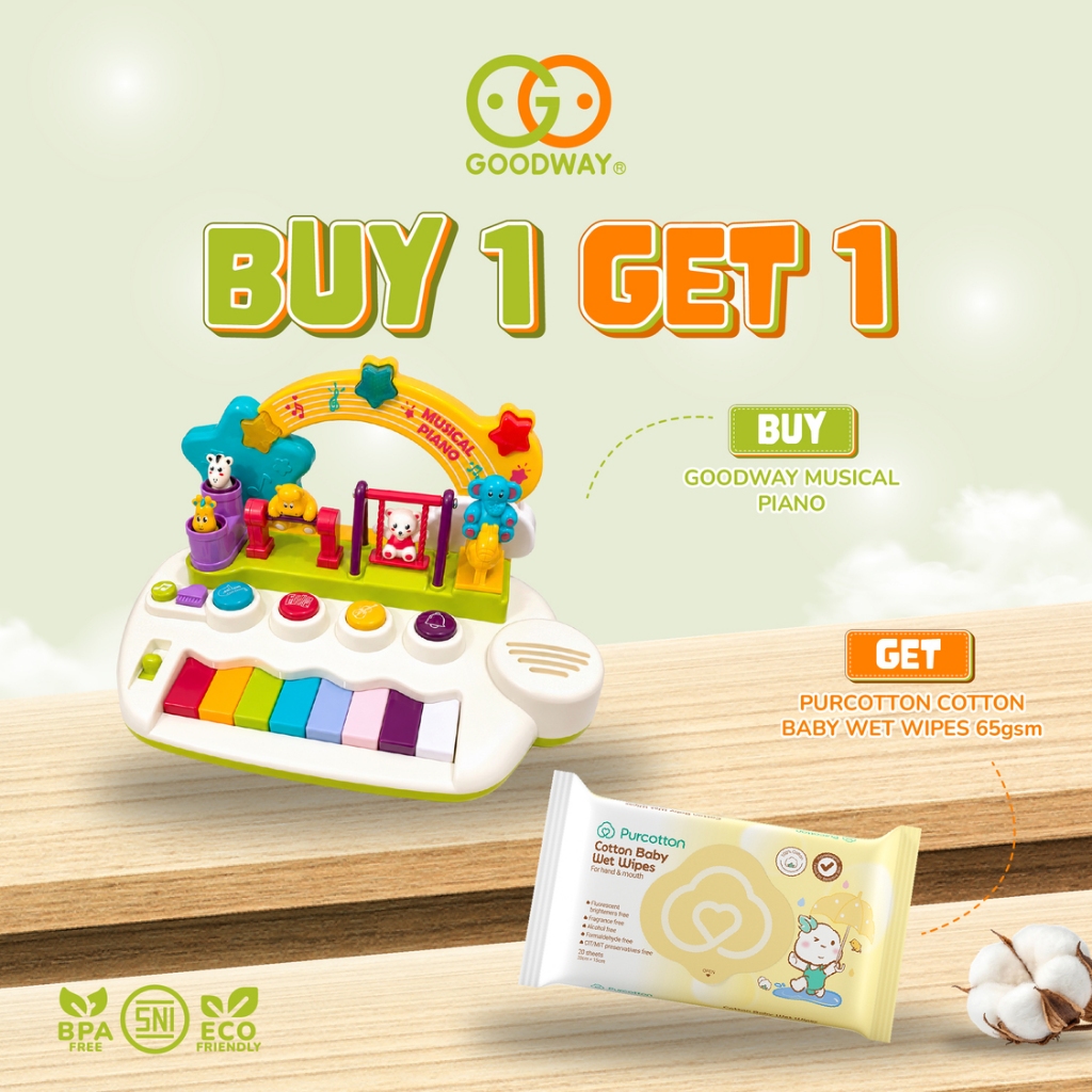 Goodway Musical Piano/Mainan Musik Bayi Edukasi Piano / Mainan Anak GW8627C