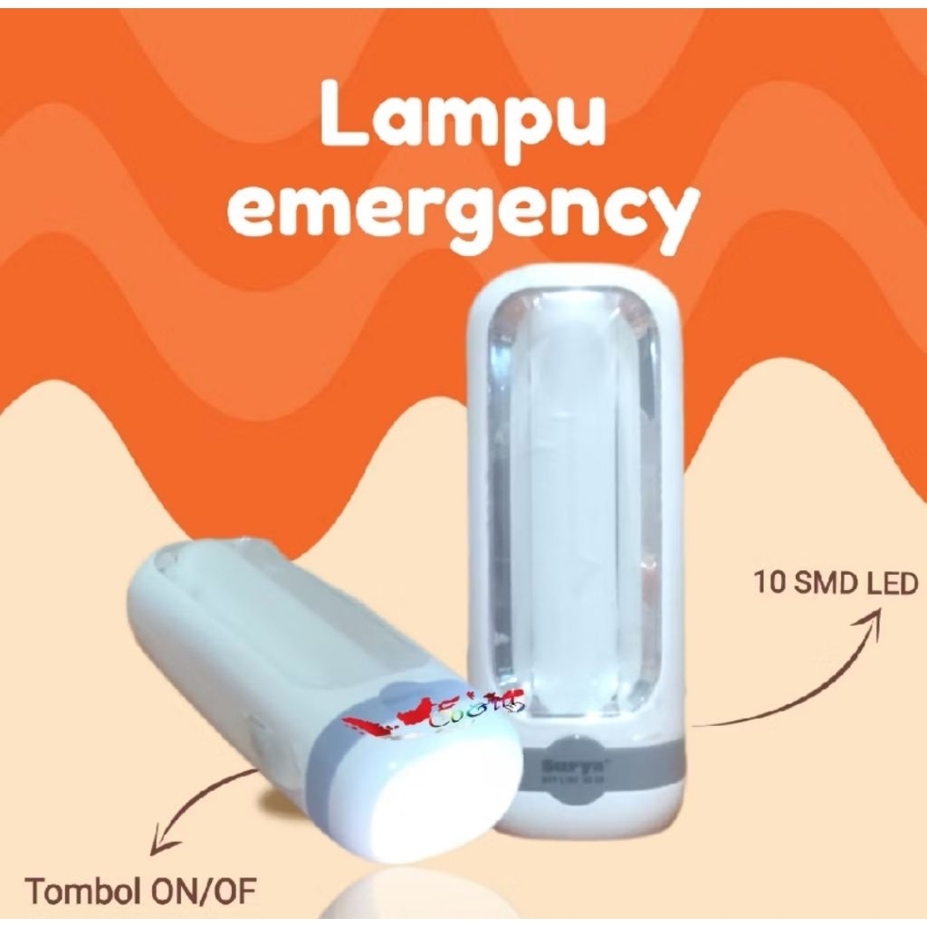 SURYA SYT L101 / SYT L318 Lampu Emergency + Senter