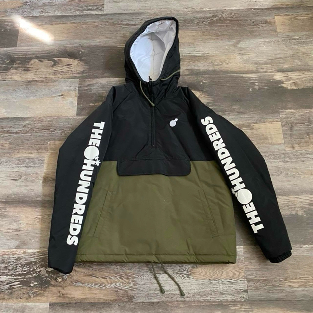 The Hundreds dell 2 puffer anorak jacket - M