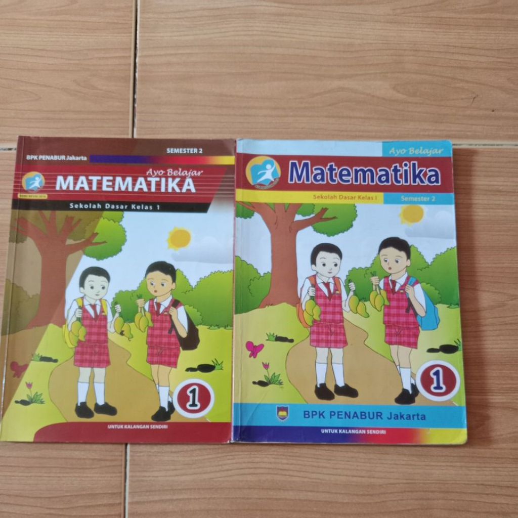 Matematika Penabur Kelas 1semester1 dan 2(1paket)