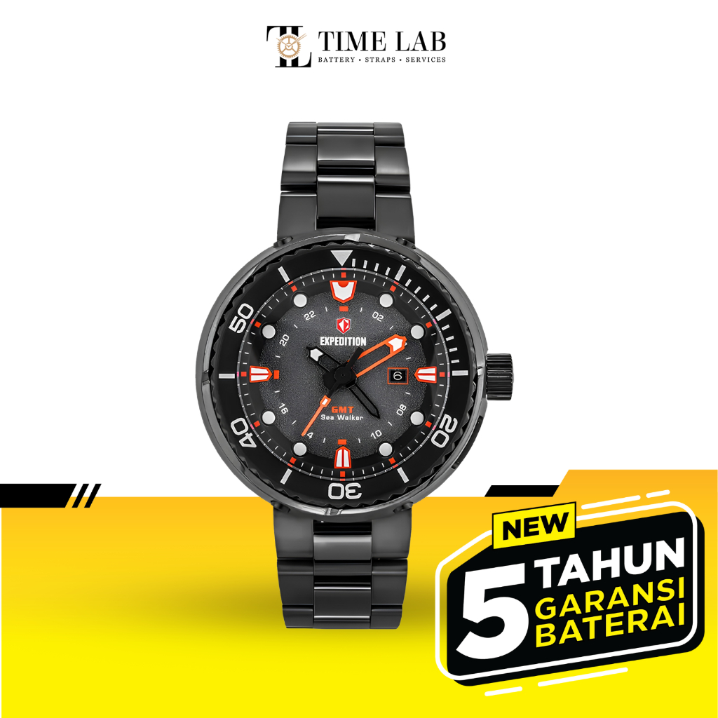 JAM TANGAN PRIA EXPEDITION EXF6727 / E6727 DIVER STAINLESS STEEL ORIGINAL GARANSI RESMI TIMELAB