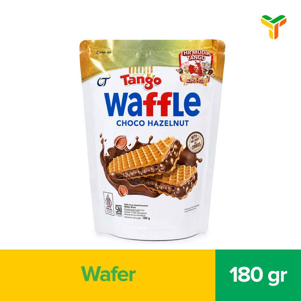 Tango Waffle Choco Hazelnut Pouch 180 Gram