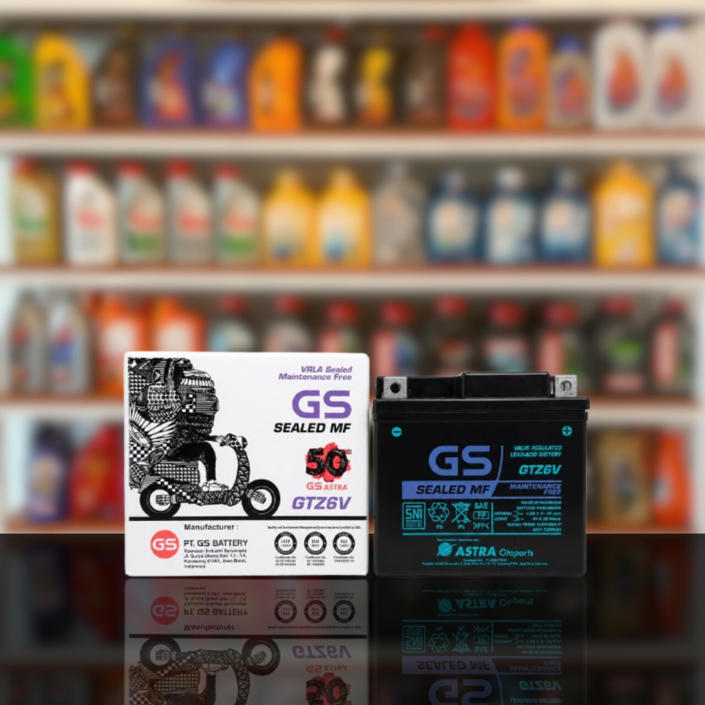 Aki Motor GS Astra MF GTZ6V Aki Kering Vario 125 GS Astra