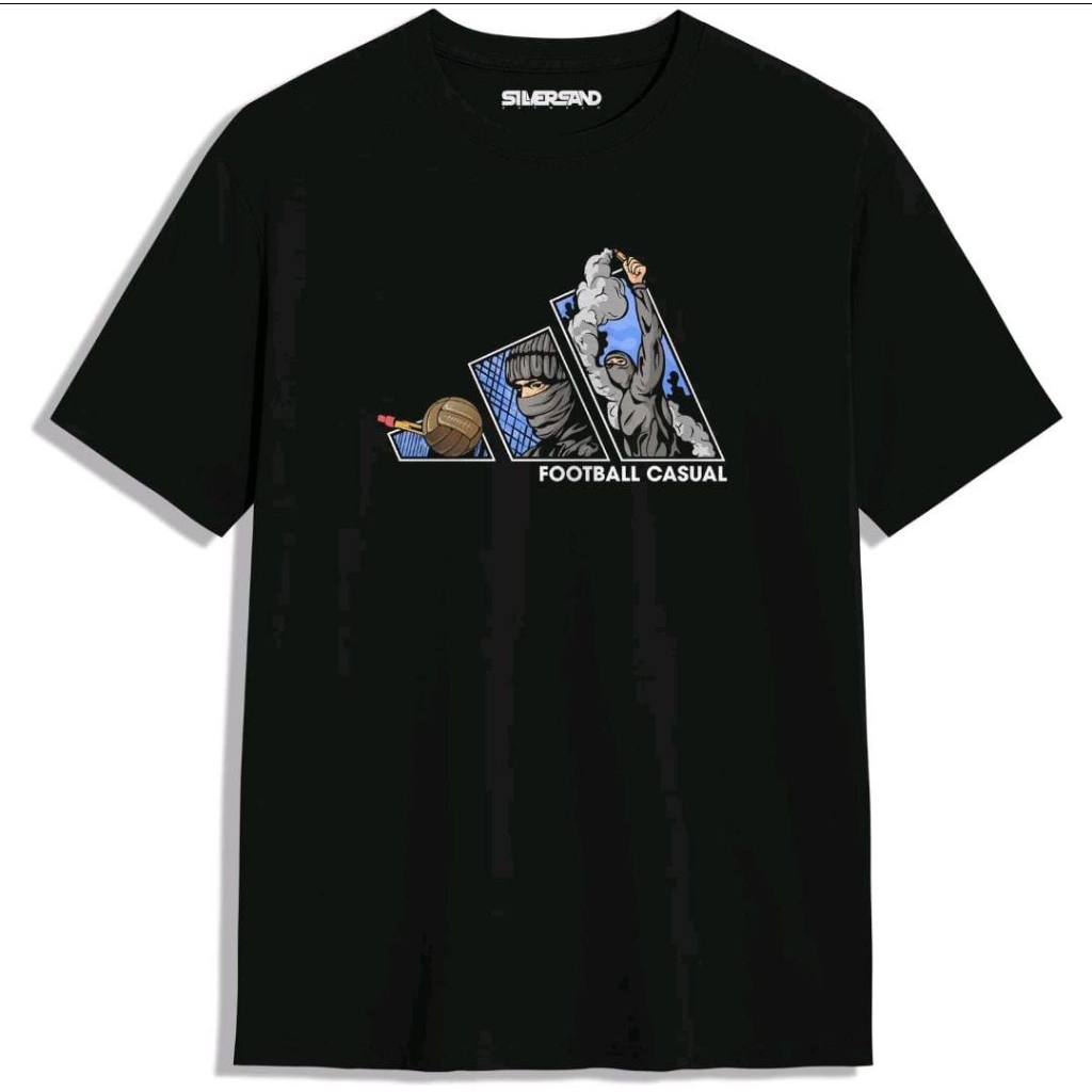 Kaos Football Casual Simple / Baju Distro Football Casual Simple / Pakaian Pria Dan Wanita / Distro 