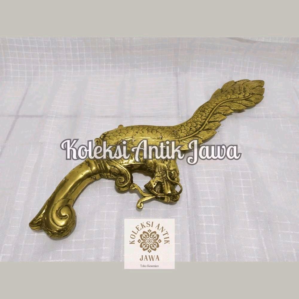 Kerajinan Kuningan Keris Naga Liong Kepala 1