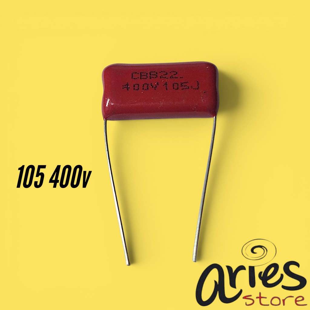 CAPASITOR MILAR 105 400V MERAH