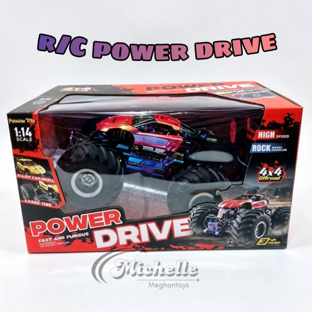 RC Jeep Power Drive - Mobil Remote Control Offroad 4x4 - Mainan Mobilan Rock Climbing PR-17957
