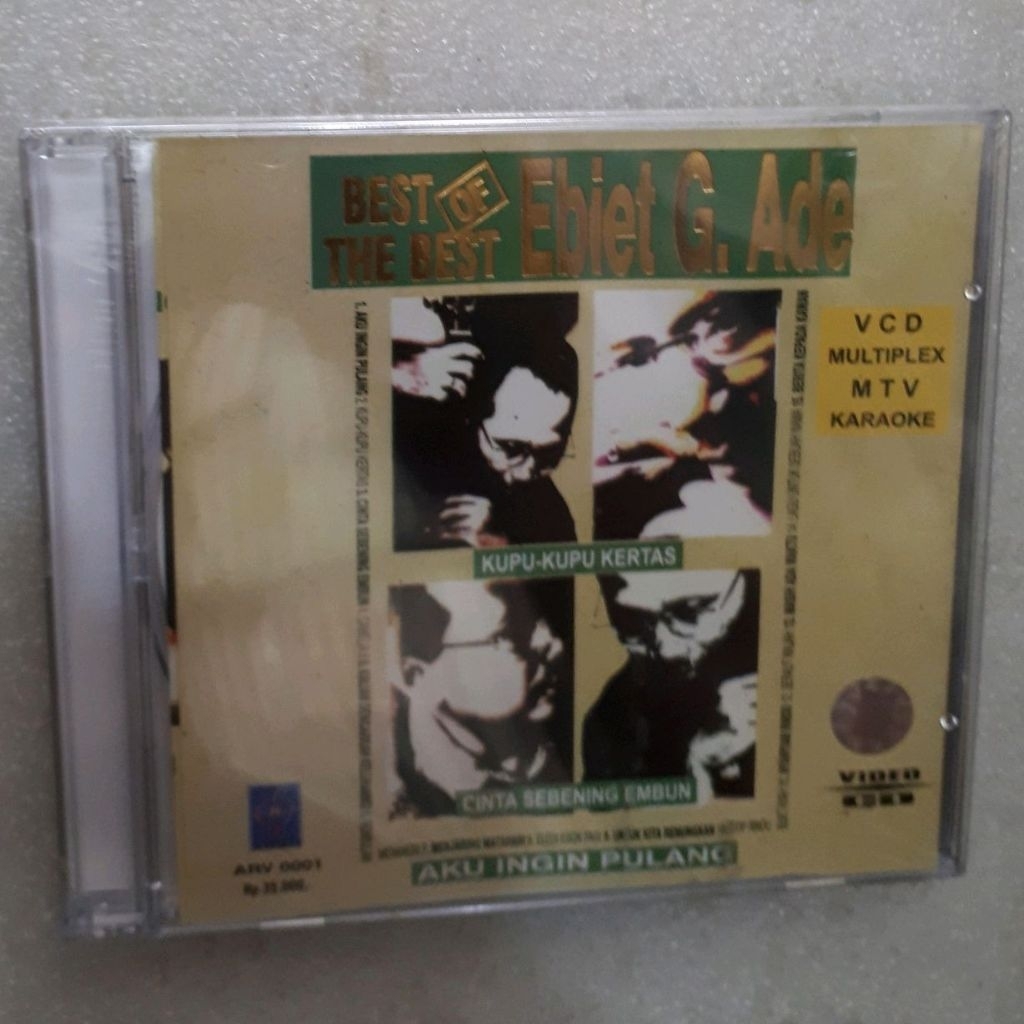 VCD KARAOKE BEST OF THE BEST EBIET G ADE