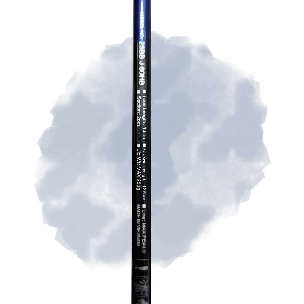 [2 SECTION] SS Joran Pancing Jigging DAIWA Blue Backer CJ Fuji O Ring Guides Graphite Blank EVA Grip
