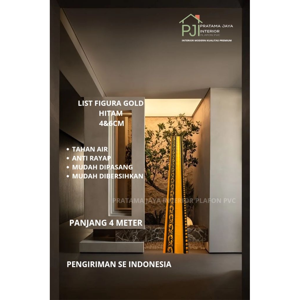 LIST FIGURA PLAFON PVC