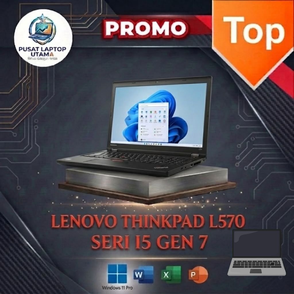 LAPTOP LENOVO SERI L570 I5 GEN 7