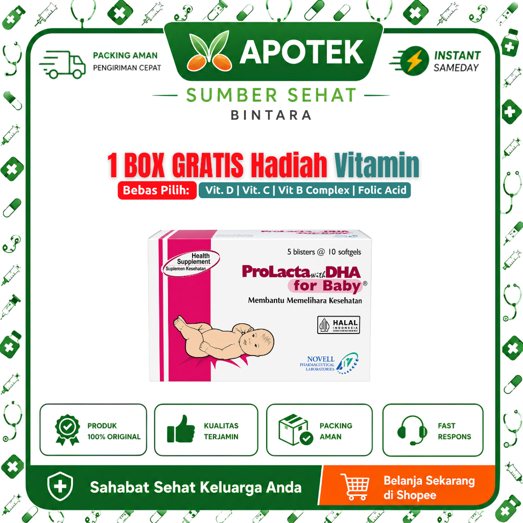 [BOX] Prolacta DHA for Baby | Minyak Ikan DHA Bayi
