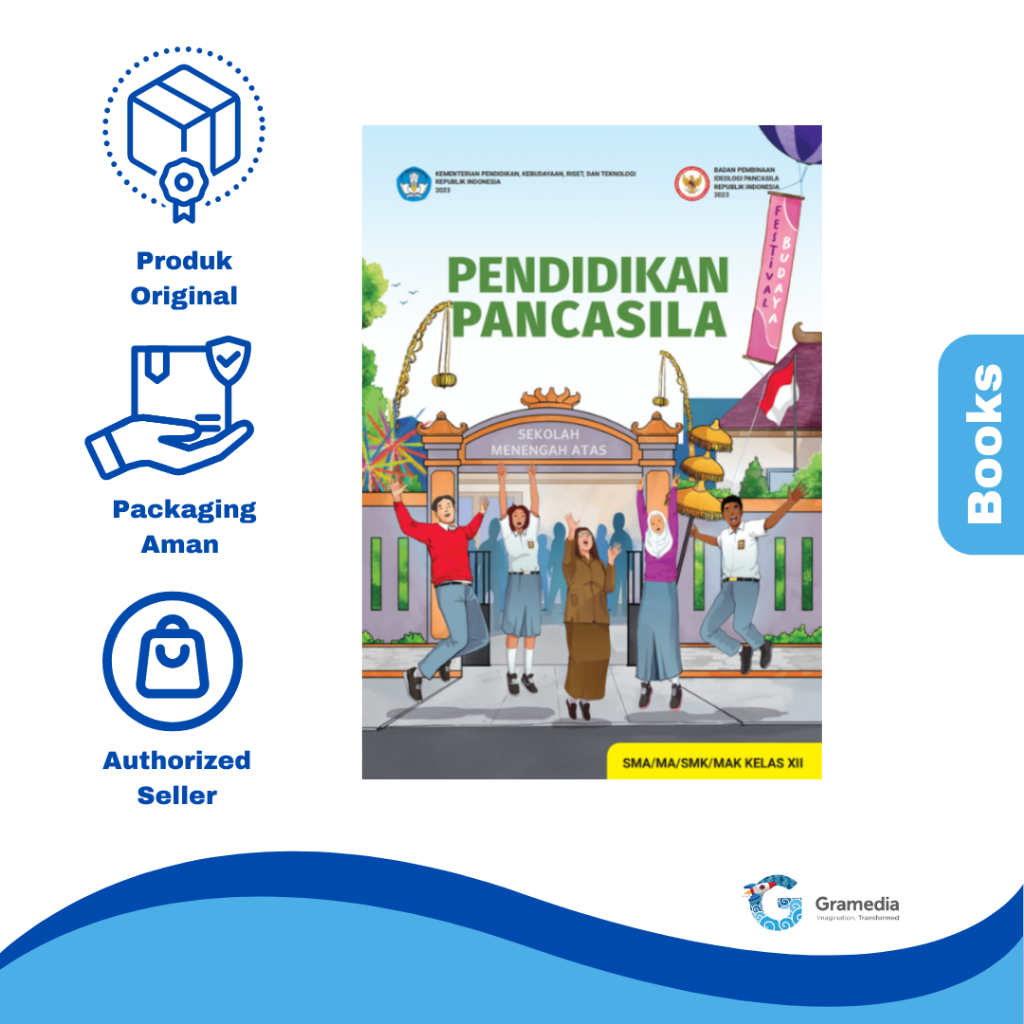 Buku pendidikan Kurikulum Merdeka Pendidikan Pancasila SMA Kelas 12 - Buku Paket PKN BPIP Kelas 12