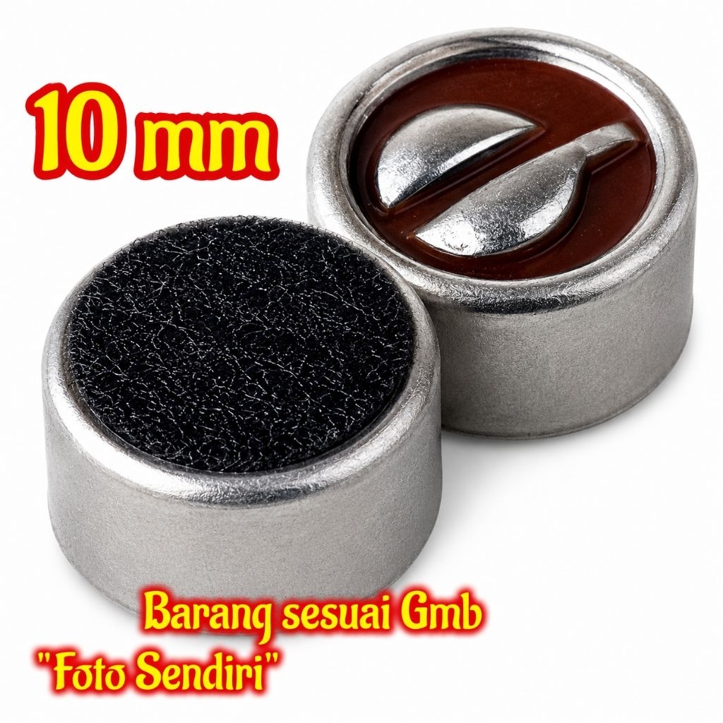 mic Kondensor kecil 10 mm spul lavalier kancing mic Kondensor