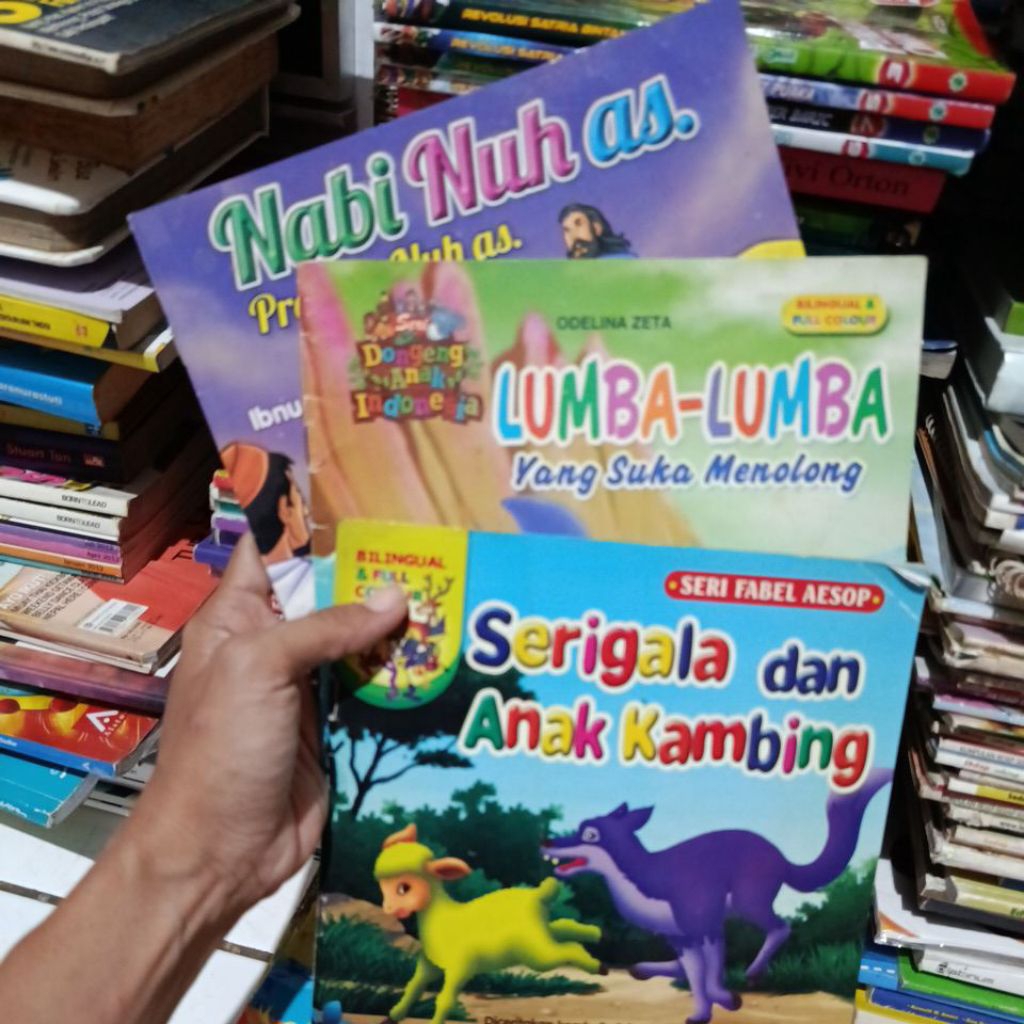 BUKU CERITA ANAK ANAK (bekas)