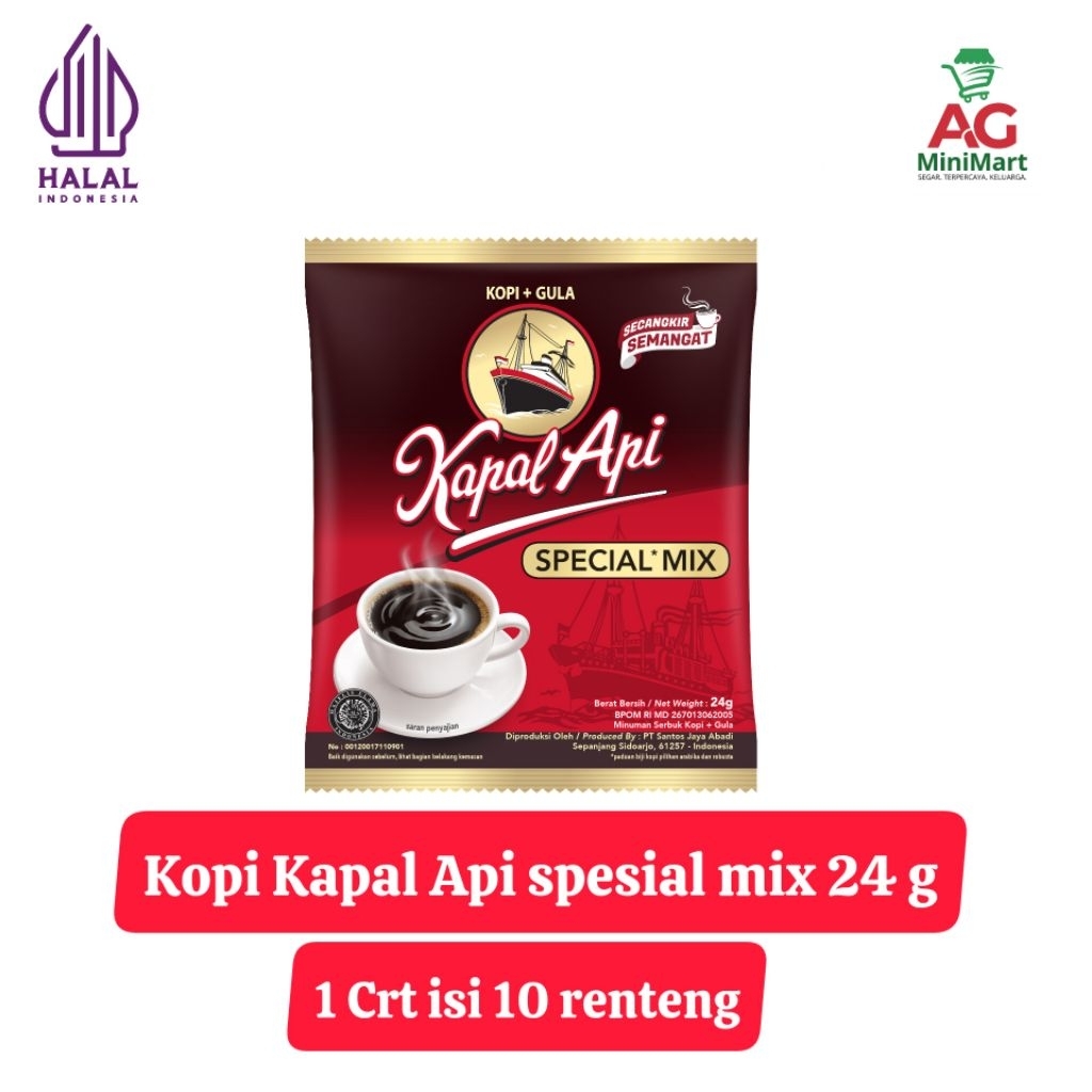 Kopi Kapal Api Special Mix 1 dus