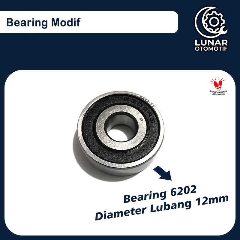 Laher Bearing Oversize 6202 Lubang 12 mm
