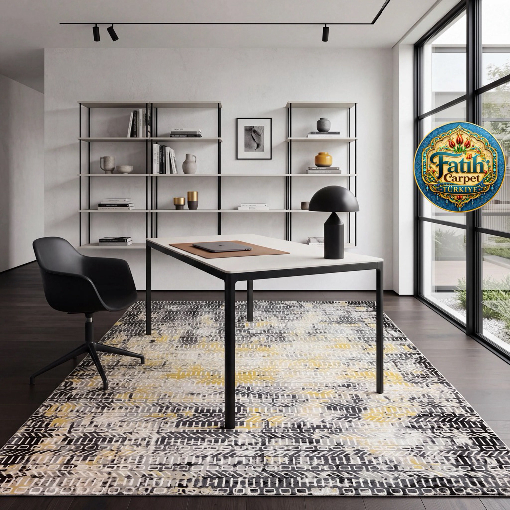 Karpet minimalis impor Turki merek Quadro-QDR1