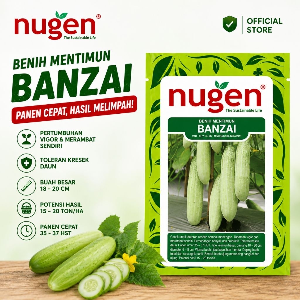 Nugen - Benih Mentimun BANZAI 20gr