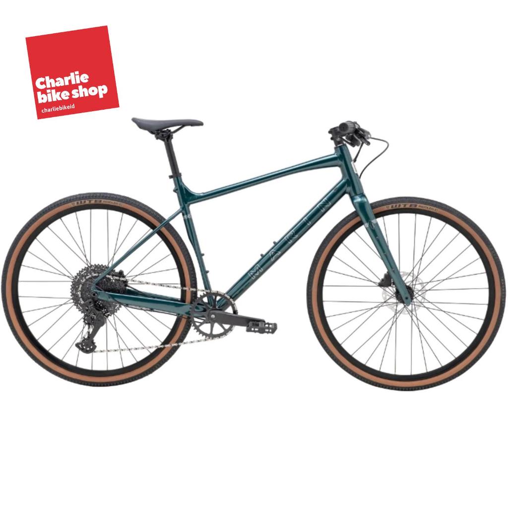 Fullbike Sepeda Gravel Marin DSX 1 MY25 1x11 Speed - Green Silver