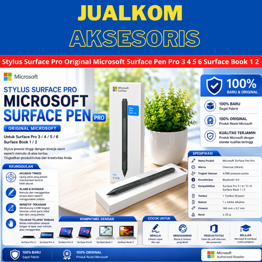 Stylus Surface Pro Original Microsoft Surface Pen Pro 3 4 5 6 Surface Book 1 2