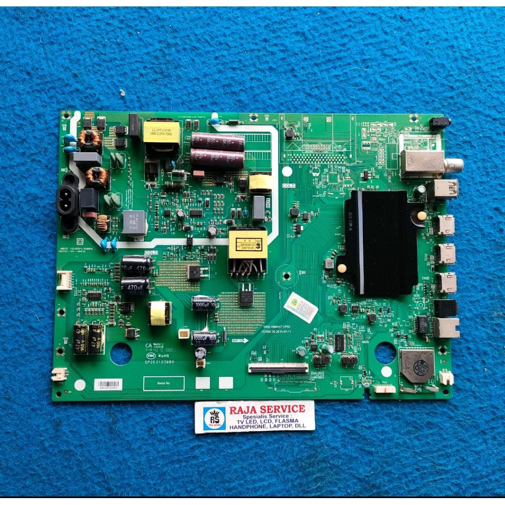 mb tv led COOCAA 50UB5100 mainboard board motherboard mesin modul mobo