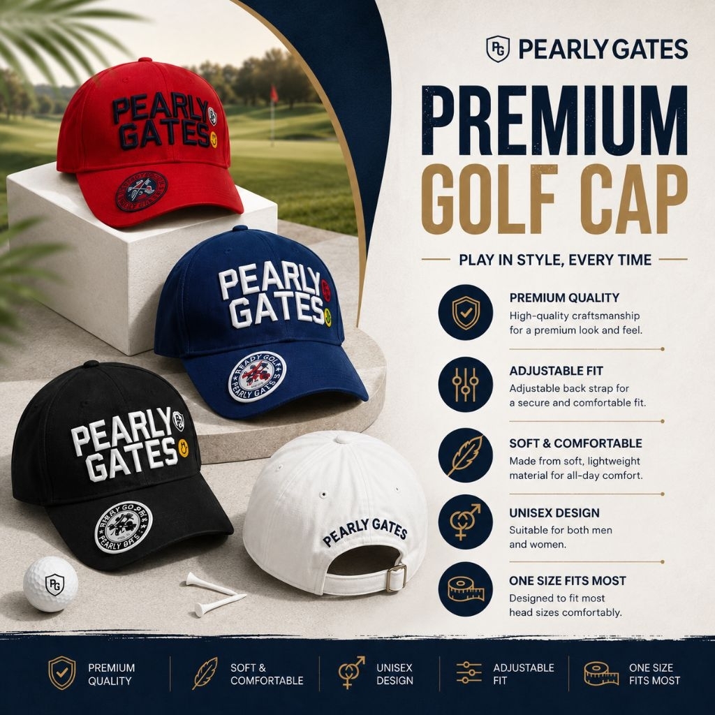 topi golf pearly gates