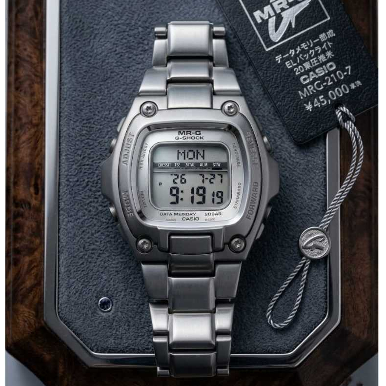 Jam Tangan Casio G-Shock MR-G 210-7 Full Titanium Original