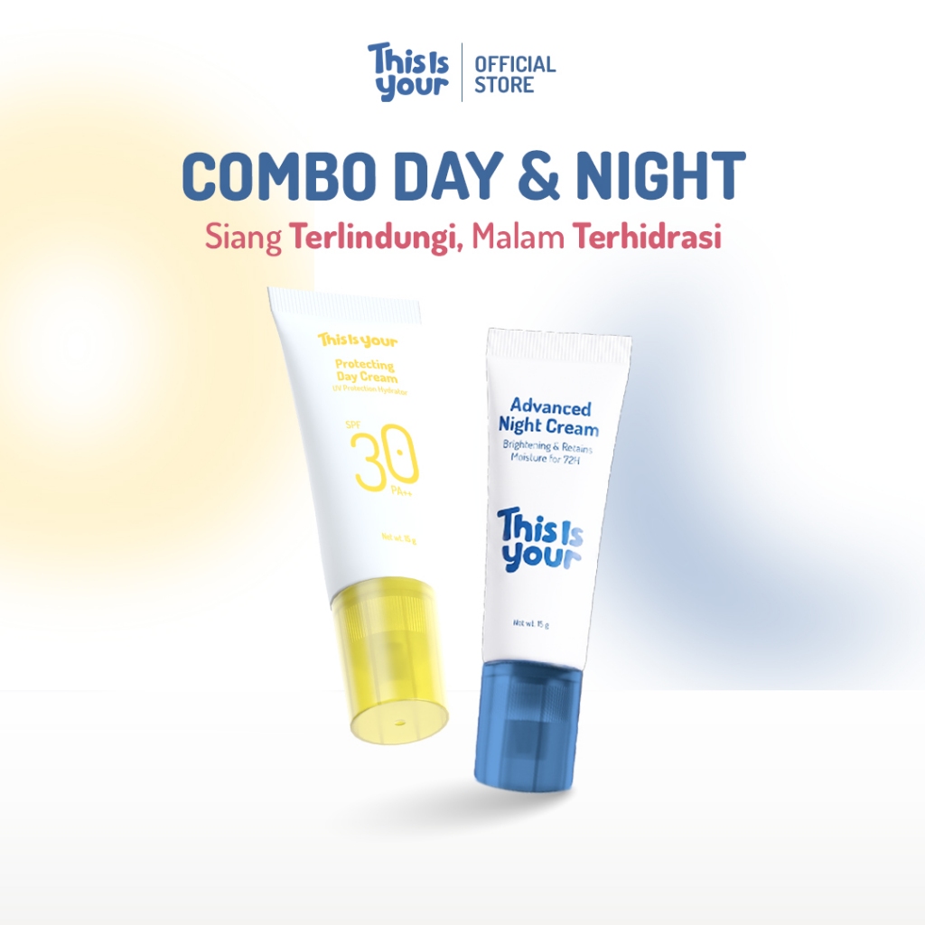This is Your Combo Day & Night Skincare Paketan | Protecting Day Cream & Advanced Night Cream | Memb