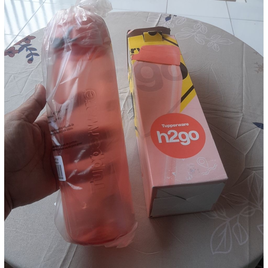 Eco Bottle 750 ml dan H2go Tupperware (1)