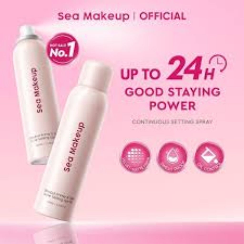 Sea makeup setting spray