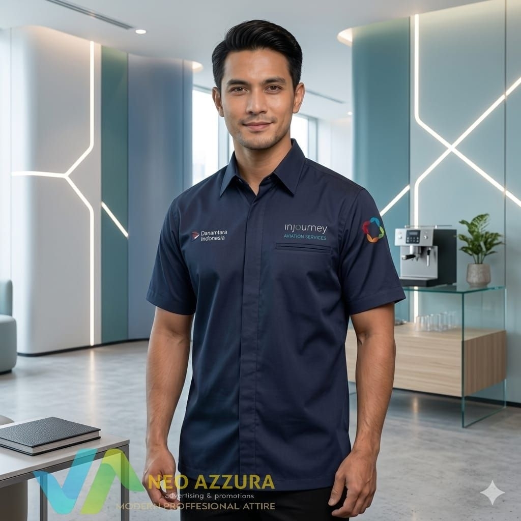 Kemeja Danantara Injourney Aviation Services Terbaru Seragam Kerja Injourney Aviation