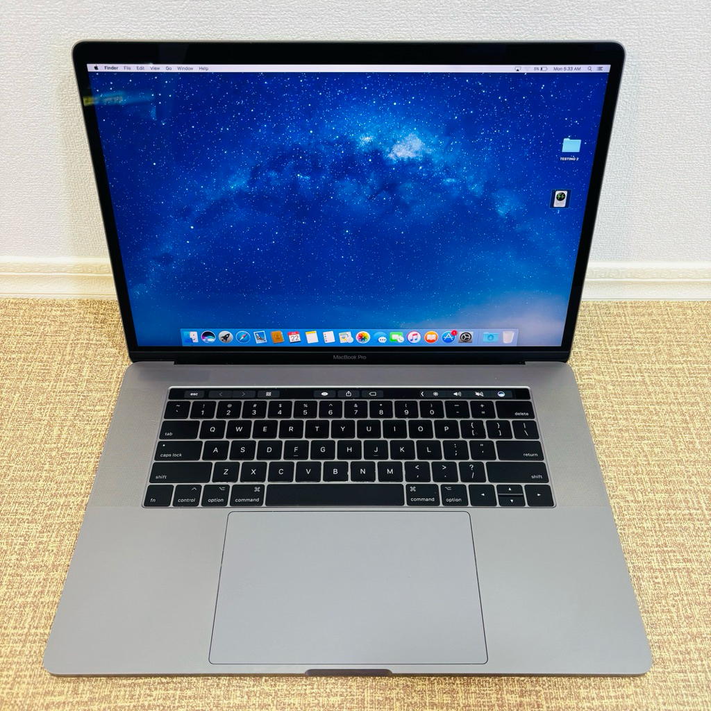 Macbook pro retina 2017 intel core i7 15 inch ram 16 gb ssd 512gb/1tera second bergaransi (original 