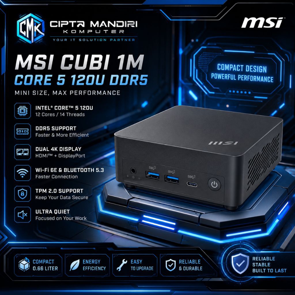 MSI MINI PC CUBI 5 1M ( Core 5 ) FULLSET