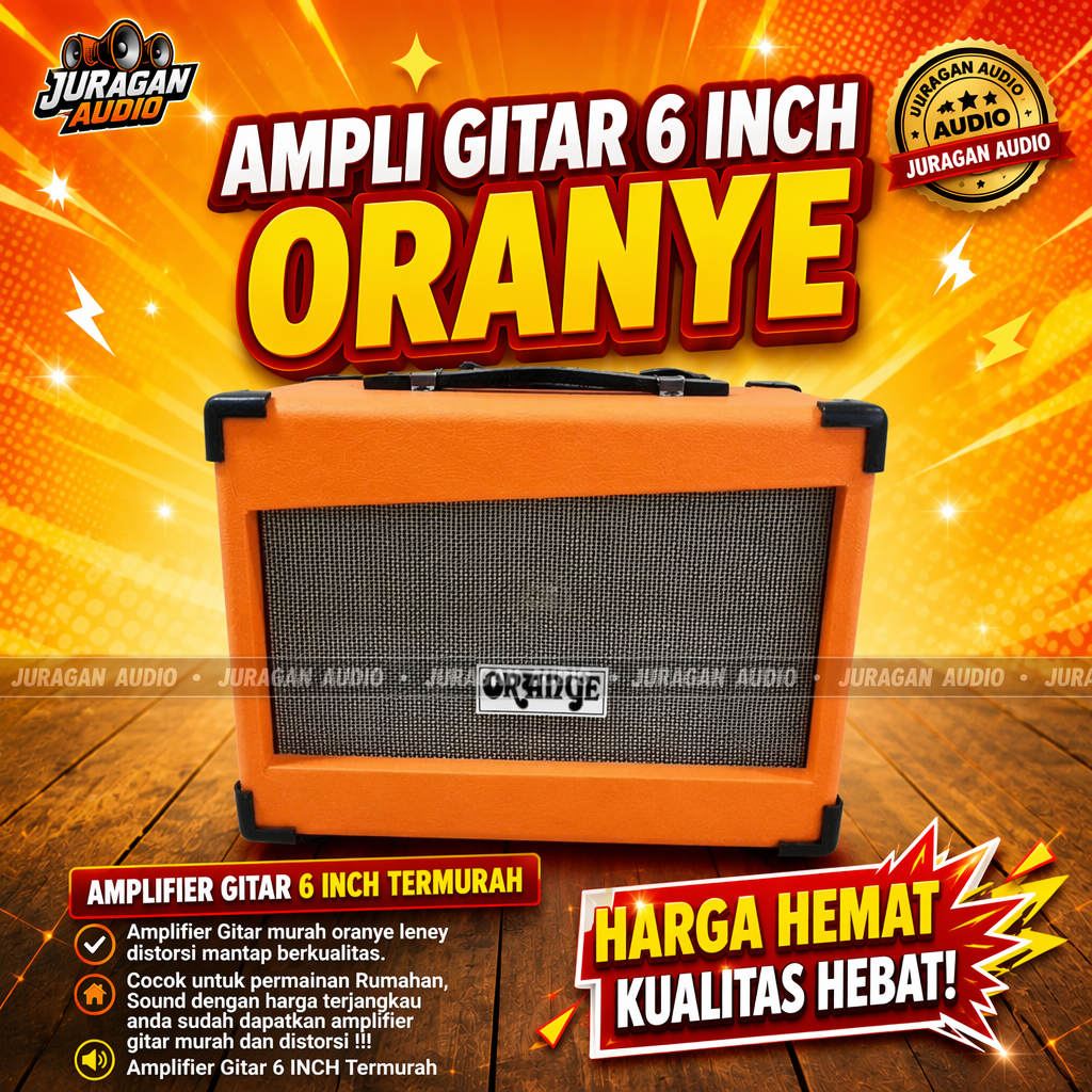 Ampli amplifier gitar Mini 6 Inchi Metal distorsi