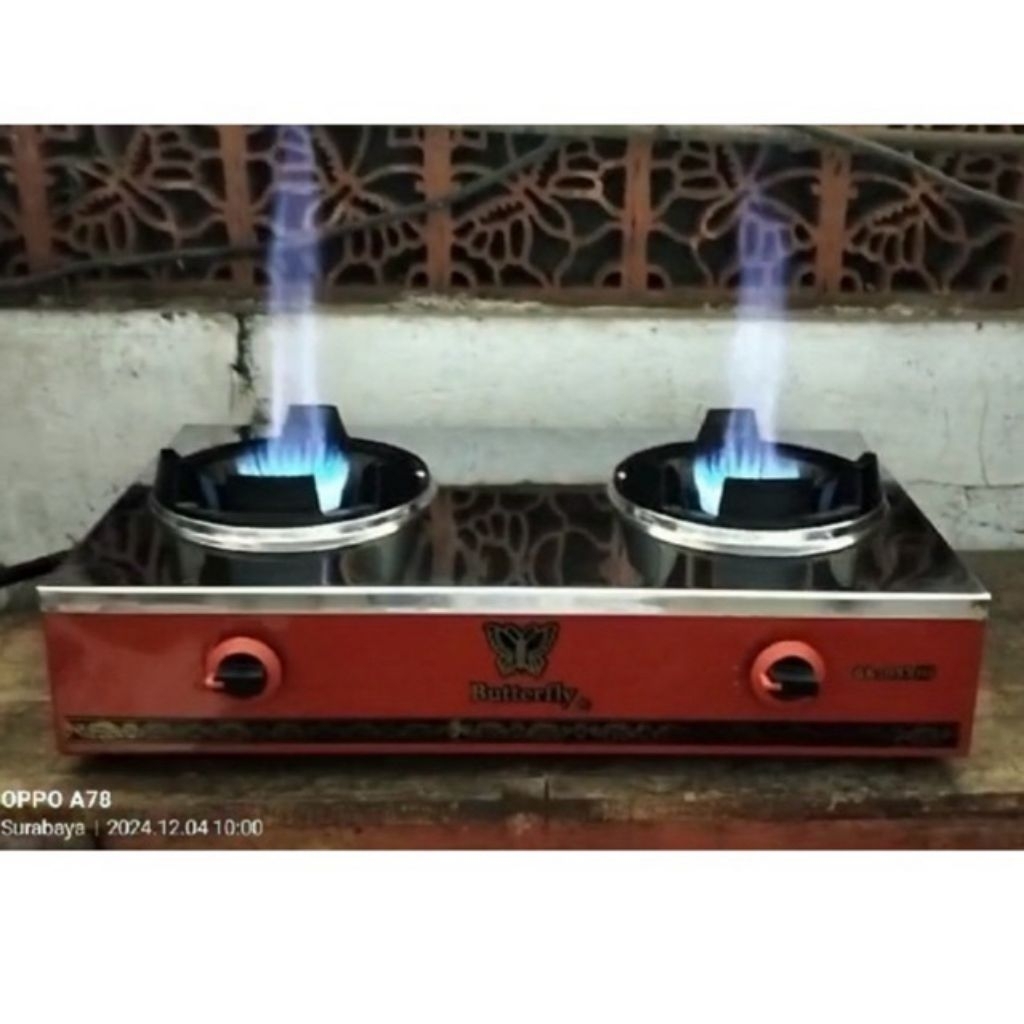 kompor gas kwali range 2 tungku high 893hp
