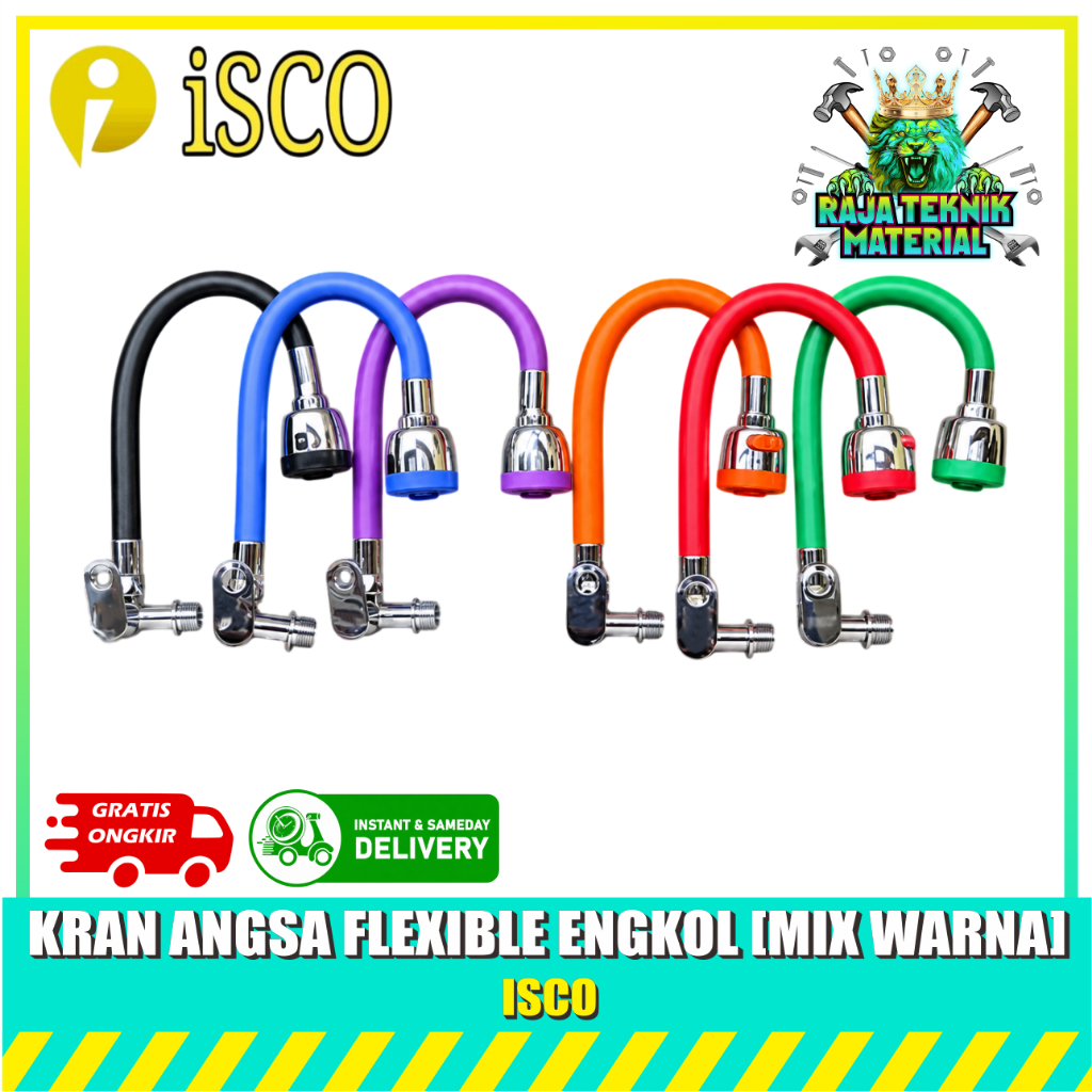 [PER 6 PCS] KRAN ANGSA FLEXIBLE WARNA ENGKOL DAN BALING – ISCO KRAN AIR KRAN WASTAFEL KRAN KITCHEN S
